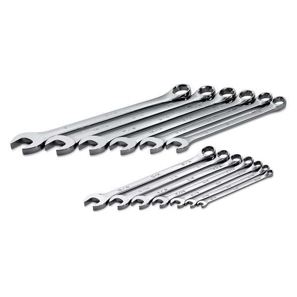 Sk Professional Tools Combo Wrench Set, Long, 1/4-1 In, 13 Pc - 86118