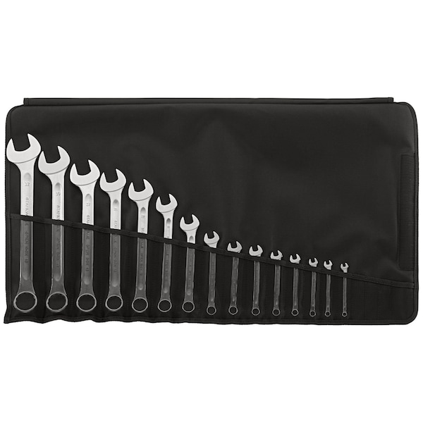 Stahlwille Tools Set: Combination Wrench OPEN-BOX No.13/15 15-pcs. - 96400803