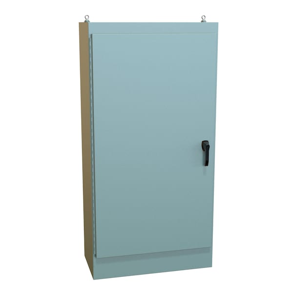 Hammond Steel Electrical Enclosures, 72.06 in H, 18.06 in D, 36.06 in W, NEMA 12, Hinged - 1418Y18