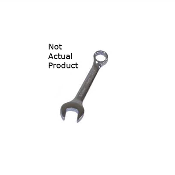 K-Tool International Hi Plsh Mtrc Shrt Combo Wrench, 12Pt, 15mm - KTI-41715