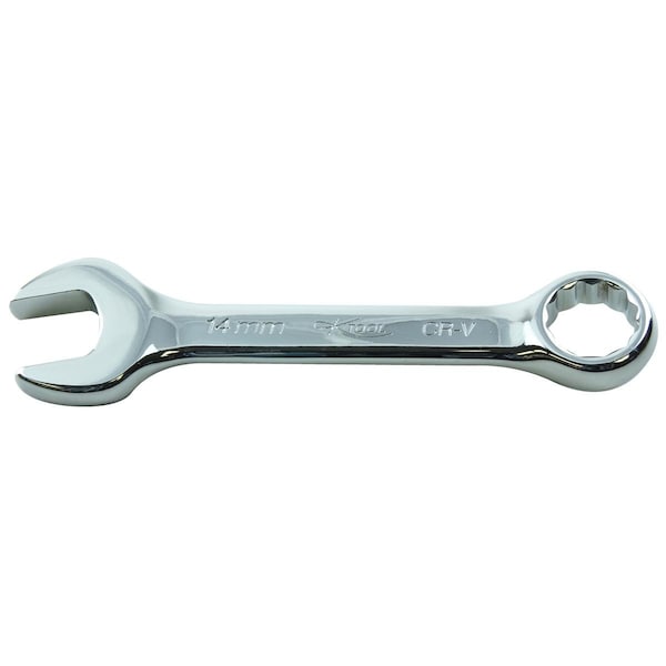 K-Tool International Hi Plsh Mtrc Shrt Combo Wrench, 12Pt, 14mm - KTI-41714
