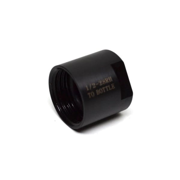 Ntc Black Oxide Steel Bottle Adapter with Wrench Flats, 14 x 1 in. - NTC0027