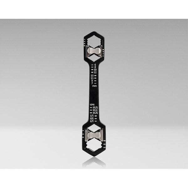 Jonard Tools Adjustable Hex Wrench, 6 - 13 mm & 1/4 in. - 9/16 in. - AHW-600