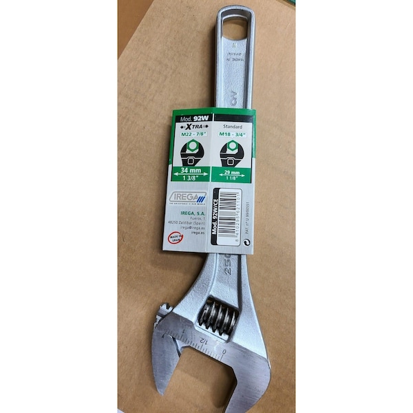Irega 92SW/ 10 in. SWO ADJ WRENCH - IR92SW10