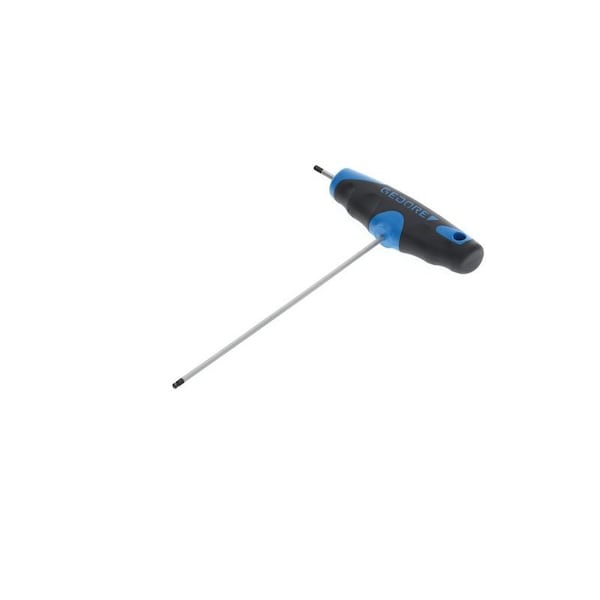 Gedore Metric Plain Ball Hex Key, 2.5 mm Tip Size, 5 63/64 in Long, 3 47/64 in Short - DT 2142 2,5