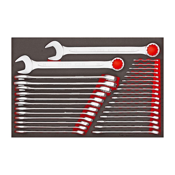 Teng Tools TTESP31 - 31 Piece Metric Combination Wrench Set in EVA - TTESP31