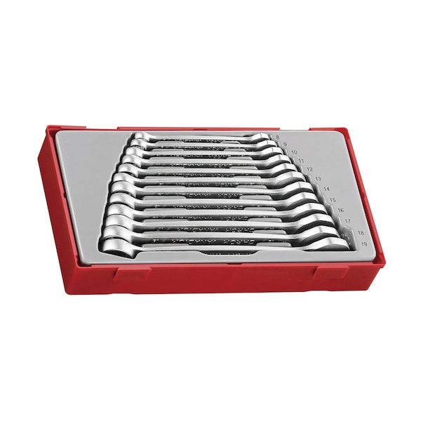 Teng Tools TT8012 - 12 Piece Anti Slip Combination Wrench Set - TT8012