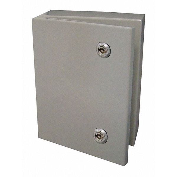 Functional Devices-Rib Steel Electrical Enclosures, 16 in H, 6 in D, 12 in W, NEMA 4X - MH3204-N4