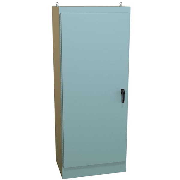 Hammond Steel Electrical Enclosures, 90.06 in H, 24.06 in D, 36.06 in W, NEMA 12, Hinged - 1418YY24