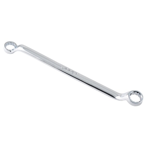 Urrea Full polished 12-point 45° box-end wrech, 10 Mm X 11 Mm opening size. - 81011