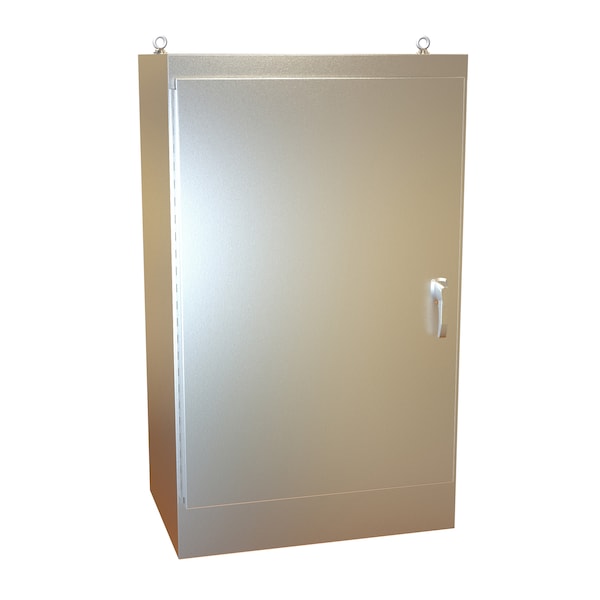 Hammond 304 Stainless Steel Electrical Enclosures, 60.06 in H, 24.06 in D, 36.06 in W, NEMA 4X, Hinged - HN4FS603624SS