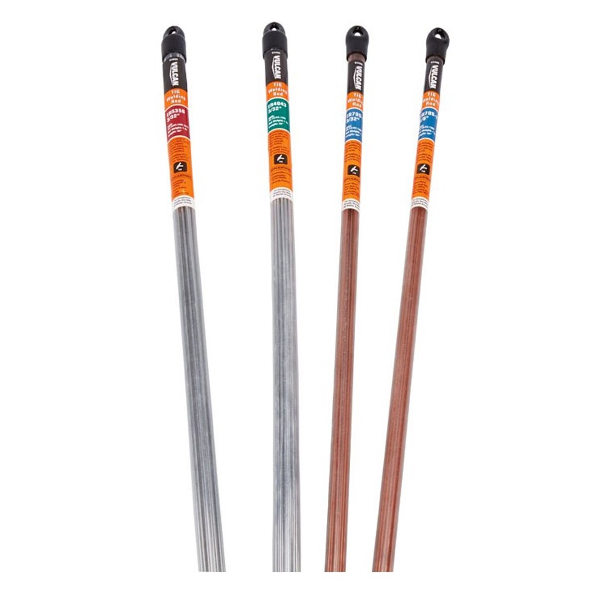 Varilla de soldadura TIG Vulcan de 3/32 pulgadas, AWS ER70S-2, 1.00 lb. - 63495