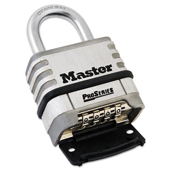 Master Lock ProSeries Stainless Steel Easy-to-Set Combination Lock Stainless Steel .31 in. - MA31344