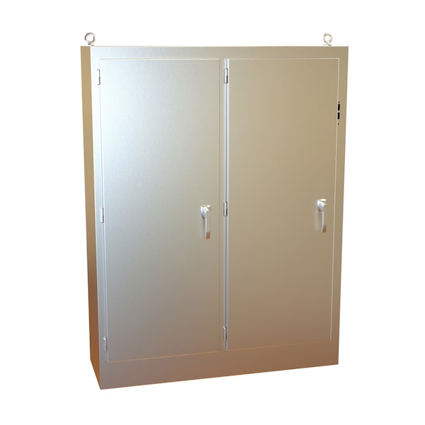 Hammond Stainless Steel Electrical Enclosures, 72.13 in H, 18.13 in D, 55 in W, NEMA 4X, Lift Off Hinged - 2UHD725518N4SS