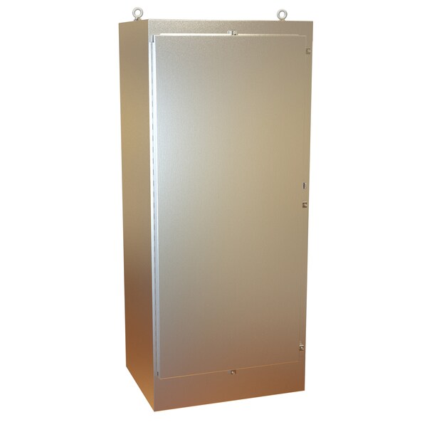 Hammond 304 Stainless Steel Electrical Enclosures, 72.06 in H, 24.06 in D, 31.06 in W, NEMA 4X, Hinged - 1418N4SSX24