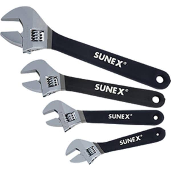 Gourmetgalley 6 in., 8 in., 10 in. & 12 in. Adjustable Wrench Set - 4 Piece - GO3650428