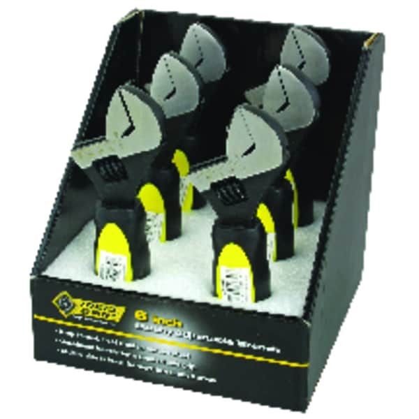 Steel Grip Stubby Adjustable Wrench 6 in. L 1 pc - 2265395