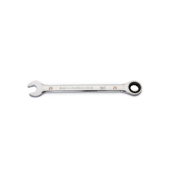 Gearwrench 20mm 90-Tooth 12 Point Ratcheting Combination Wrench - 86920