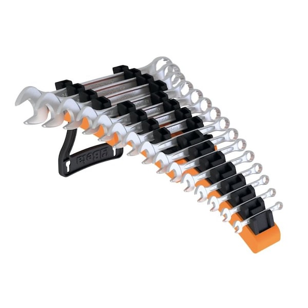 Beta 42/SP15 Offset Combination Wrench Set, 15 Pieces ranging from 6 to 24mm, with Bright Chrome Plated - 000421078
