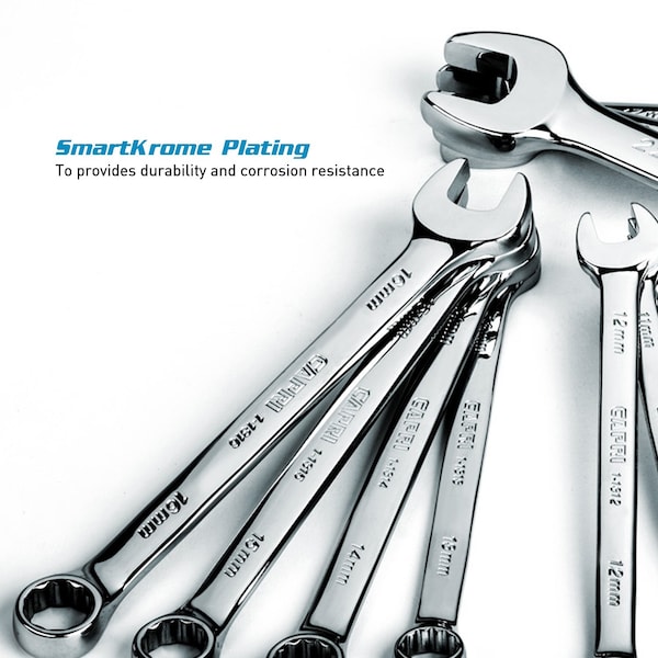 Capri Tools Combination Wrench Set W The Mechanic's Tray, SAE 14 to 1, 13Pcs - CP11490MT