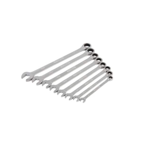 Pinpoint Steelman  2.5 Degree Metric Ratcheting Wrench Set - 8 Piece - PI3488443