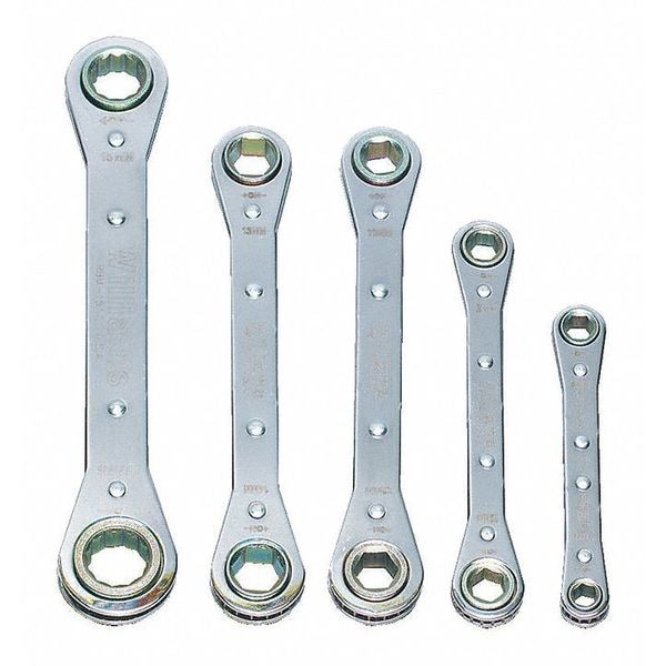Williams Ratcheting Box End Wrench Set, 5 Pieces - MWS-30