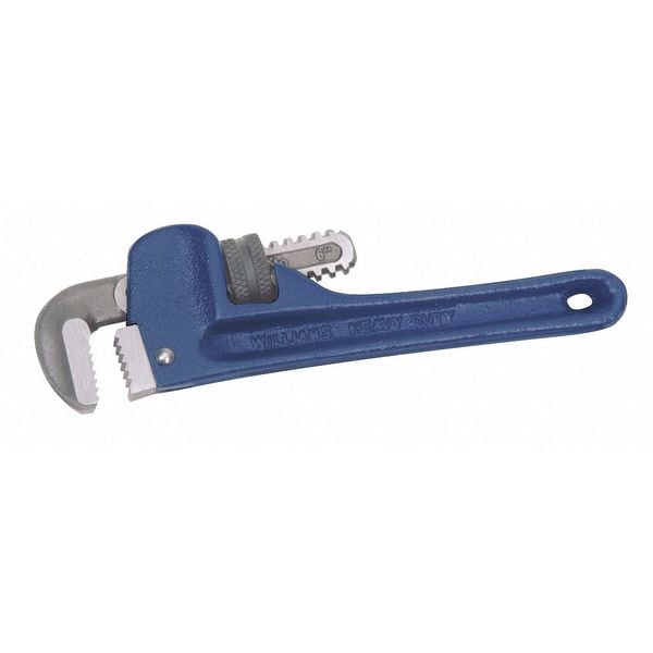 Williams 18" L 3-1/8" Cap. Cast Iron Pipe Wrench, 18", Cast Iron Heavy Duty - 13526