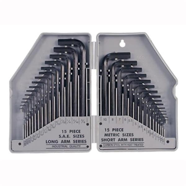 Big Roc Tools Big Roc Tools HK30 H.D. 30Pcs Crv Comb. Hex Key; 2 x 13 in. - HK30