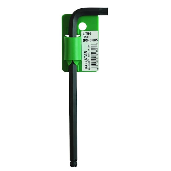 Bondhus Torx(R) L-Shape Torx(R) Ball End Key, T50 Tip Size - 11750