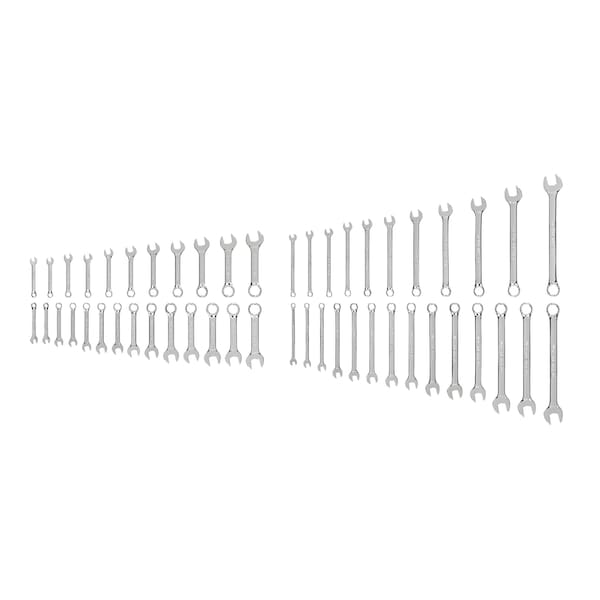 Tekton Stubby and Standard Length Combination Wrench Set, 50-Piece (1/4 - 3/4 in., 6 - 19 mm) - WCB90903