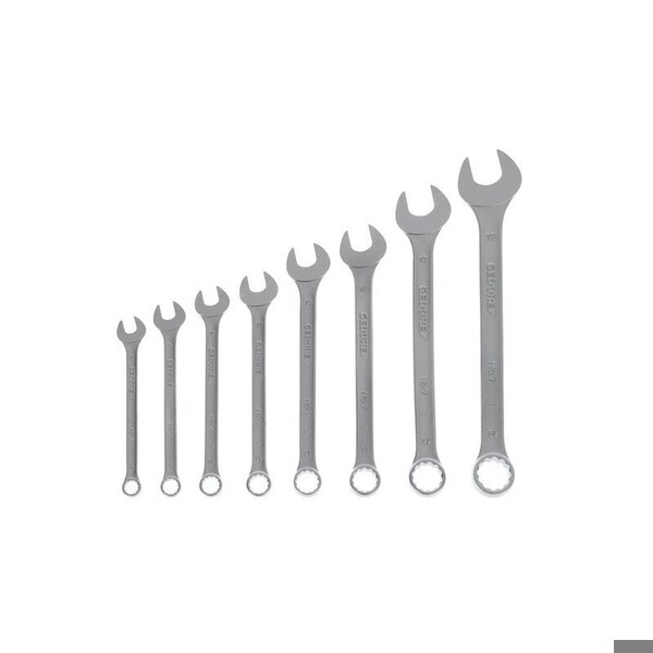 Gedore Combination Wrench Set, 8 pcs., 8-19mm, SAE or Metric: Metric - 7-080