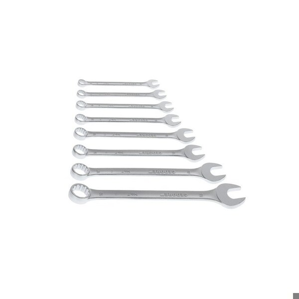 Gedore Combination Wrench Set, 8 pcs., 8-19mm, SAE or Metric: Metric - 7-080