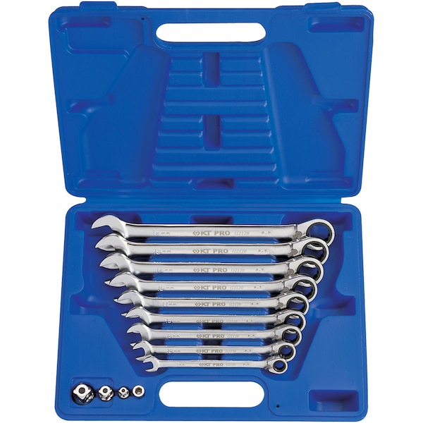 Kt Pro Tools Combination Speed Wrench Set, Metric 13 Piece - A13201MR