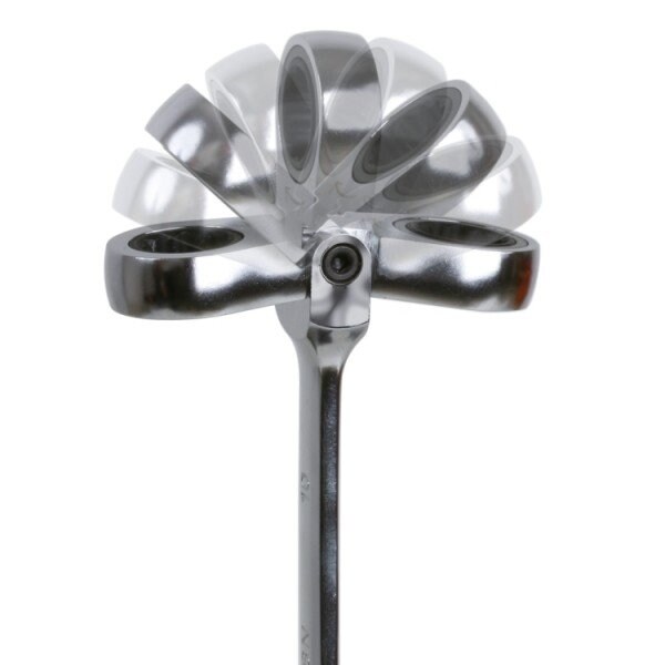 Beta Set of 9 Swivel-end Ratcheting Combination Wrenches with Holder, 8mm-19mm - 001420259