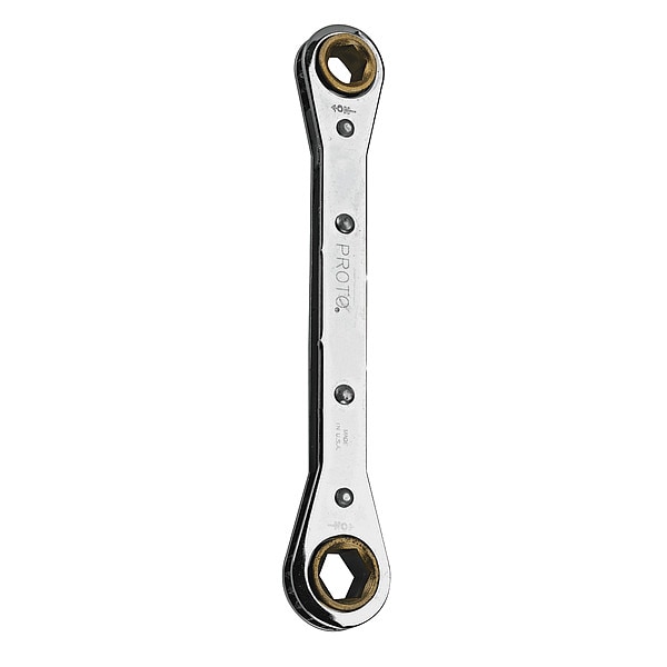 Proto Ratcheting Box Wrench, Head Size 19x21mm - J1187M-A