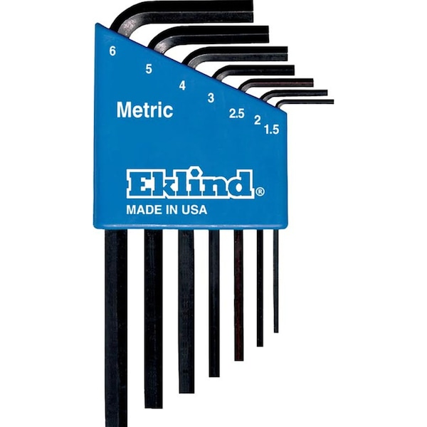 Eklind Eklind Assorted  Metric Short Arm Hex L-Key Set 7 pc - 10507