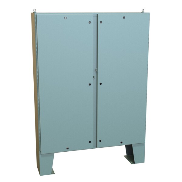 Hammond Steel Electrical Enclosures, 72.13 in H, 12.69 in D, 60.06 in W, NEMA 4, Hinged - 1422N4E12FQT