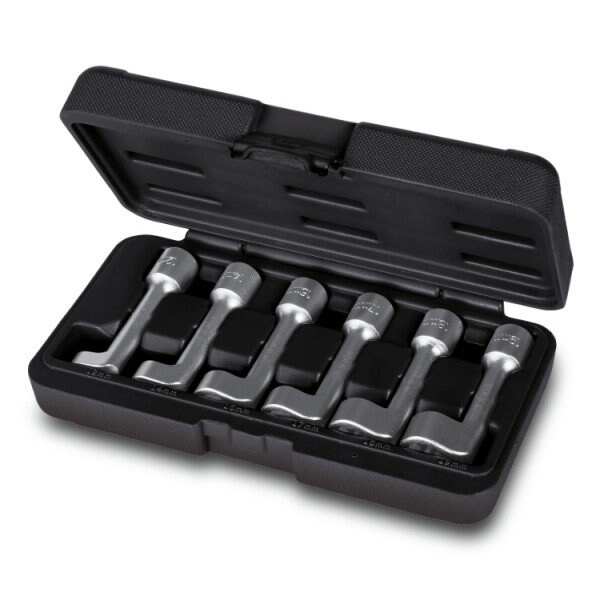 Beta 1462CF/C6Set of 6 single-ended bi-hex wrenches for fuel injector connectors - 014620006
