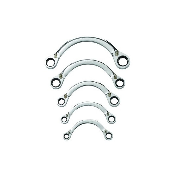 Apex Tool Group WR SET HALF MOON REV DBL BX RAT MET 12 P - GWR9850