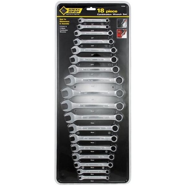 Steel Grip Steel Grip 56080 Combination Wrench Set - 2206696