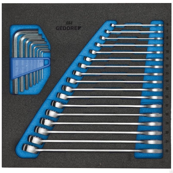Gedore Combination Wrench Set, Number of Pieces: 25 - 1500 CT2-7