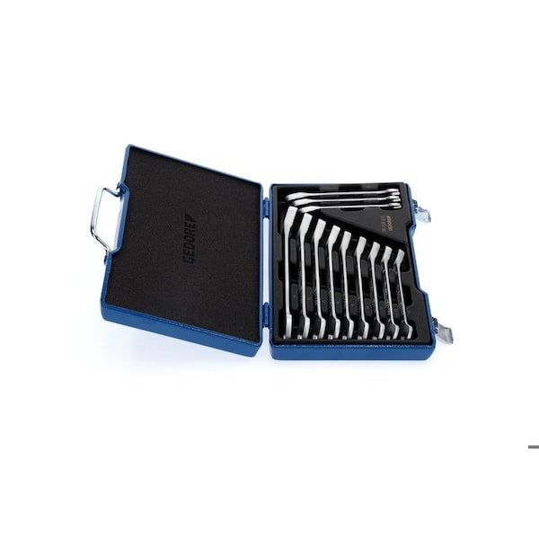 Gedore Combination Ratchet Wrench Set, 8-19mm, Number of Pieces: 12 - 7 UR-012