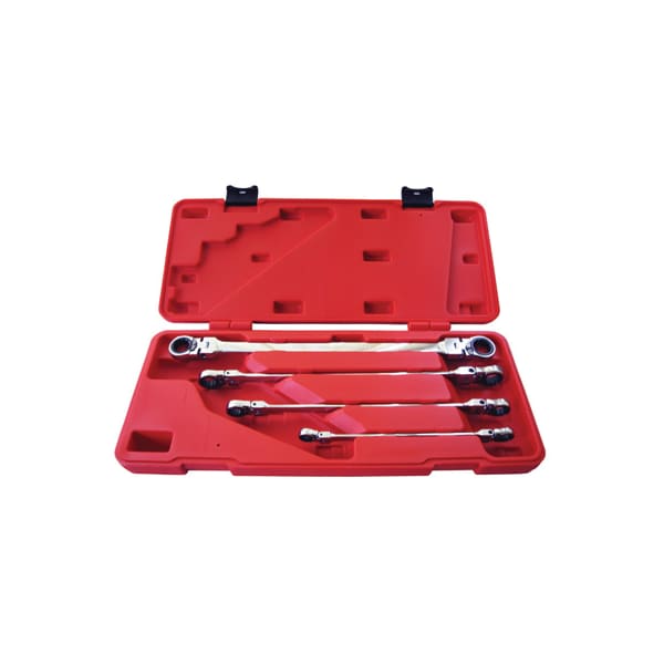 K-Tool International Ratchet SplineWrenchSet, Reversible, 4pcs. - KTI-43100