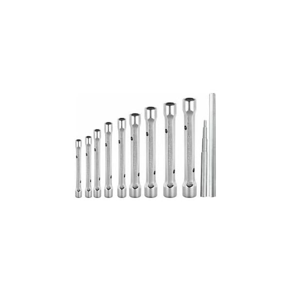 Holex 11 Pc Tubular Box Wrench Set, 6X7 mm 21X23 mm - 620602 11