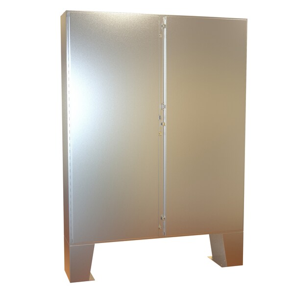 Hammond 316 Stainless Steel Electrical Enclosures, 72.13 in H, 12.69 in D, 60.06 in W, NEMA 4X, Hinged - 1422N4S16E12F