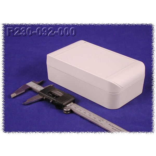 Hammond ABS Electrical Enclosures, 6.3 in H, 1.97 in D, 3.54 in W, NEMA 4, 4X, 12, 13, Screw On - R230-092-000