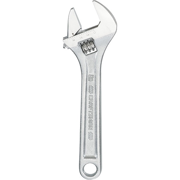 Craftsman Adj. Wrench, 15/16" Jaw Capacity, 6" L - CMMT81621