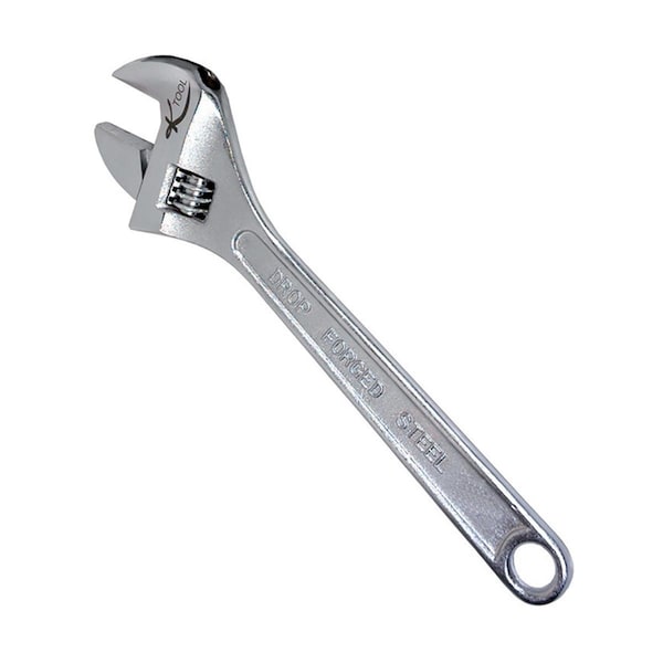 K-Tool International Wrench, Adjustable, 6", Finish: Chrome plated - KTI-48006