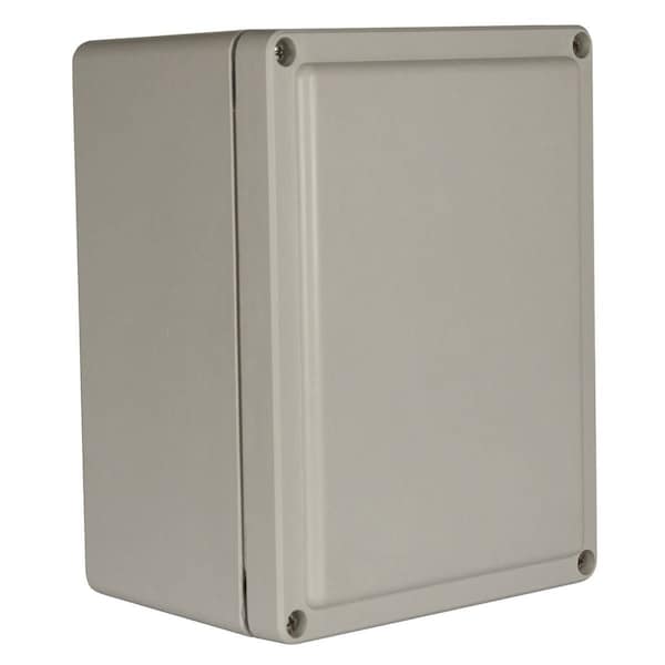 Wiegmann Fiberglass Electrical Enclosures, 10 in H, 6 in D, 8 in W, NEMA 4X, Lift Off - HW-100806SC