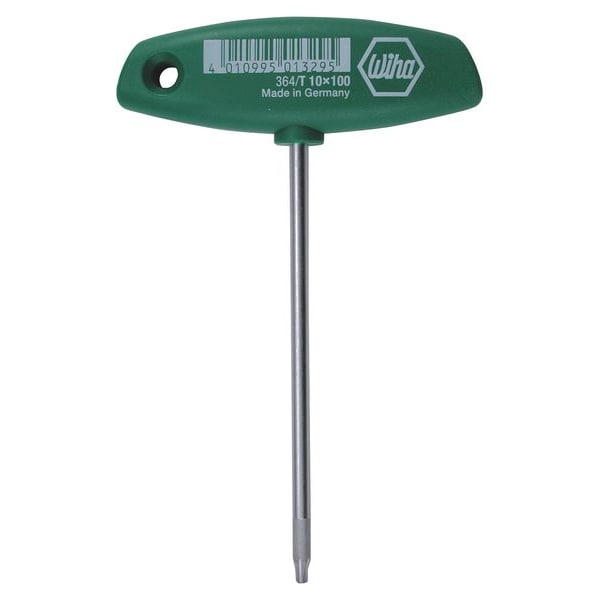 Wiha Torx(R) Flag Handle Torx(R) Key, T20 Tip Size, 7 55/64 in Long - 36422